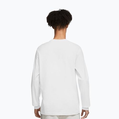 Pánske tričko longsleeve Nike Sportswear Club white/black