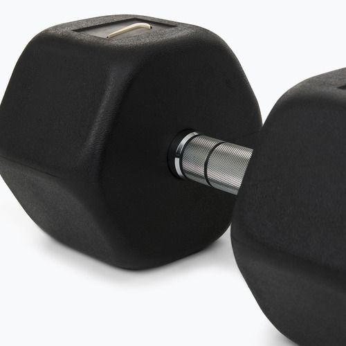 Pogumovaná činka Nike Strength Hex Dumbbell 32,5 kg black/white