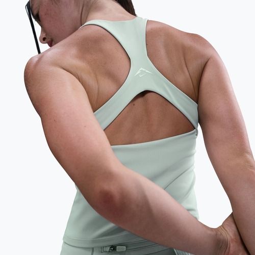 Dámske tričko Nike Trail Medium Support Sports Bra Tank Top light silver