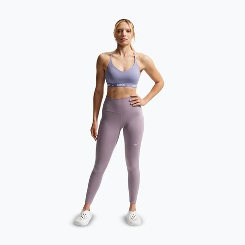Dámske tréningové legíny Nike One High-Waisted 7/8 light violet ore/white