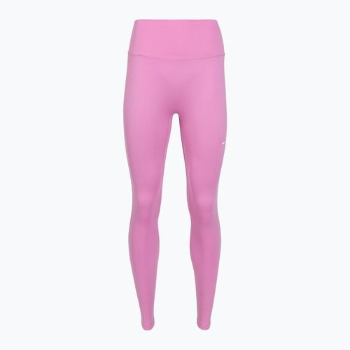 Dámske tréningové legíny Nike One High-Waisted 7/8 light magenta/white