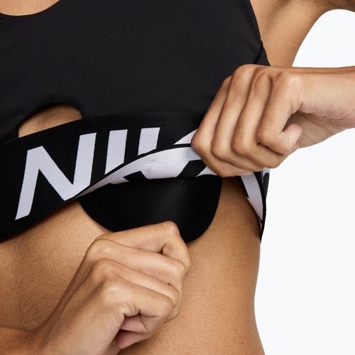 Fitness podprsenka Nike Pro Indy Plunge black/white/white