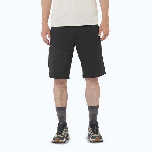 Pánske trekingové šortky Salomon Outerpath Utility deep black