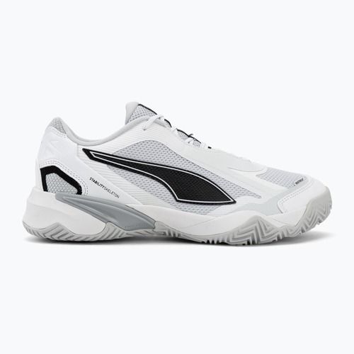 Pánske hádzanárske topánky PUMA Solarstrike 4 puma white/puma black/silver
