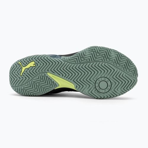 Pánske hádzanárske topánky PUMA Solarstrike 4 puma black/green terrain/fizzy light