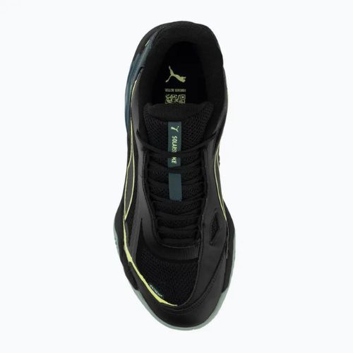 Pánske hádzanárske topánky PUMA Solarstrike 4 puma black/green terrain/fizzy light