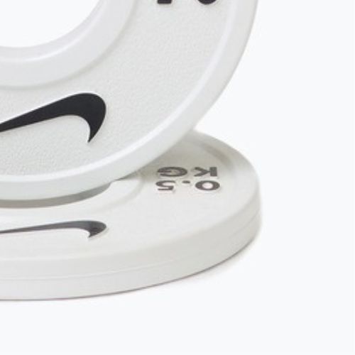 Kotúč Nike Strength Change Plates 2 x 0,5 kg white/black