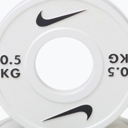 Kotúč Nike Strength Change Plates 2 x 0,5 kg white/black