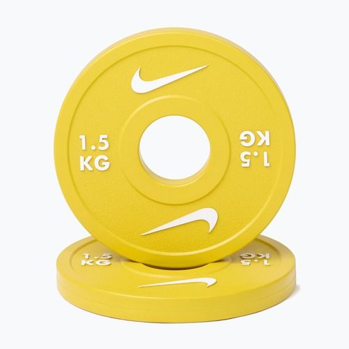 Kotúč Nike Strength Change Plates 2 x 1,5 kg yellow/white