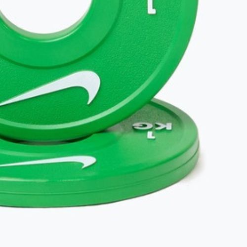 Kotúč Nike Strength Change Plates 2 x 1 kg green/white