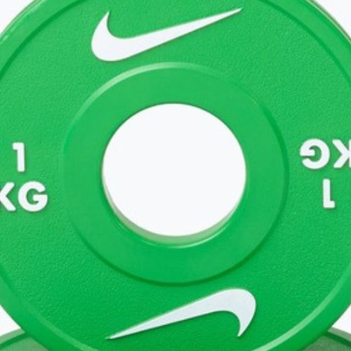 Kotúč Nike Strength Change Plates 2 x 1 kg green/white