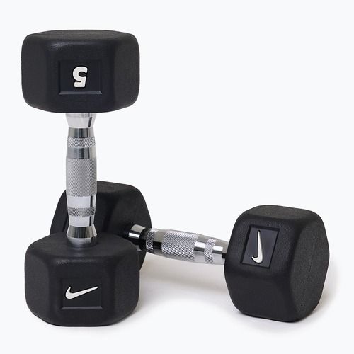 Činky Nike Strength Hex Dumbbell 2 x 5 kg black/white