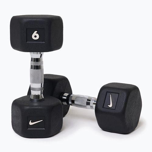 Činky Nike Strength Hex Dumbbell 2 x 6 kg black/white