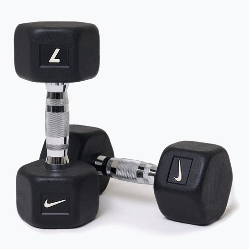 Činky Nike Strength Hex Dumbbell 2 x 7 kg black/white