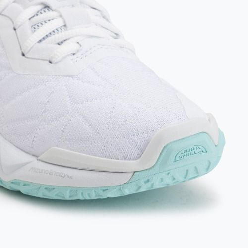 Dámske hádzanárske topánky Mizuno Wave Stealth Neo 2 white/blue tint