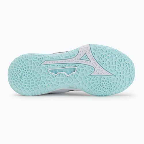Dámske hádzanárske topánky Mizuno Wave Stealth Neo 2 white/blue tint