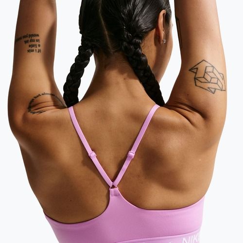 Fitness podprsenka Nike Dri-Fit Indy Light Support light magenta/light magenta/white
