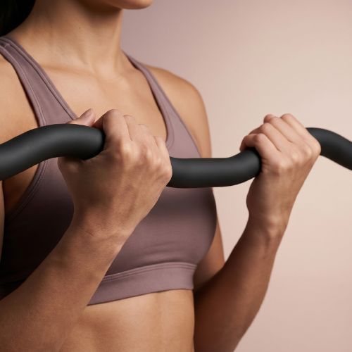 Lomená tyč XTREXO SCULPT 90 cm čierna