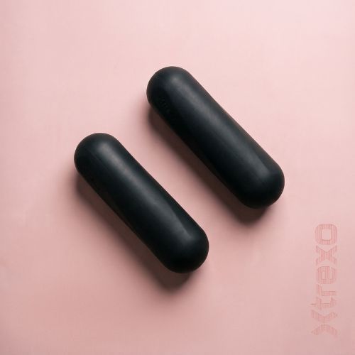 Súprava činiek XTREXO SCULPT 2 x 2 kg čierna
