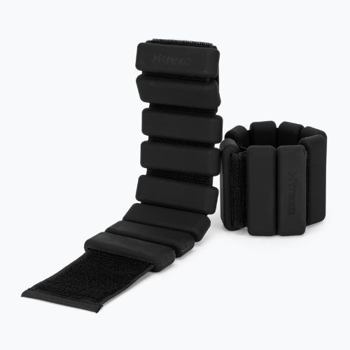 Závažia na členky a zápästia XTREXO SCULPT 2 x 0,5 kg čierna
