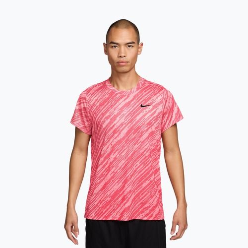 Pánske tenisové tričko Nike Court Dri-Fit Victory Print pink foam/black