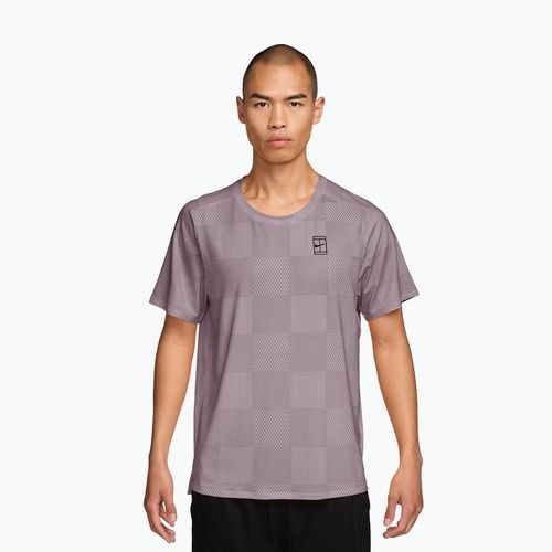 Pánske tenisové tričko Nike Court Dri-Fit Advantage Print light violet ore/black