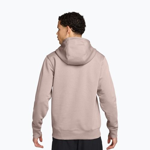 Pánska tenisová mikina Nike Court Dri-Fit Heritage French Terry Hoodie silt red