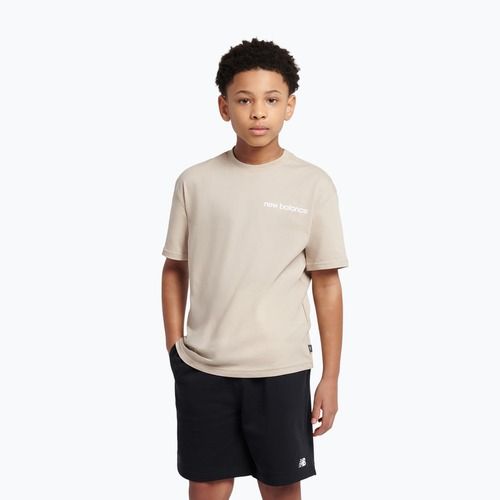 Detské tričko New Balance 574 Shoe Graphic Tee timberwolf
