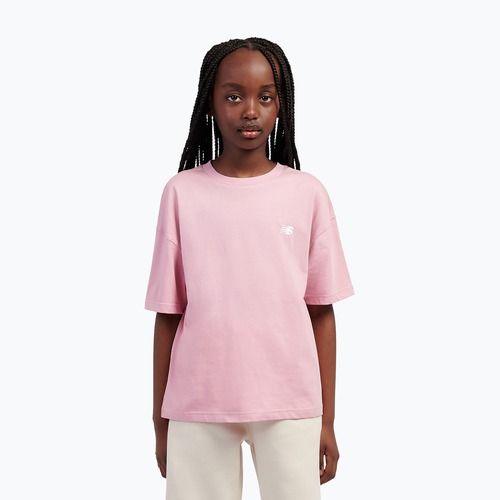 Detské tričko New Balance Jersey Small Logo Tee pink taffy