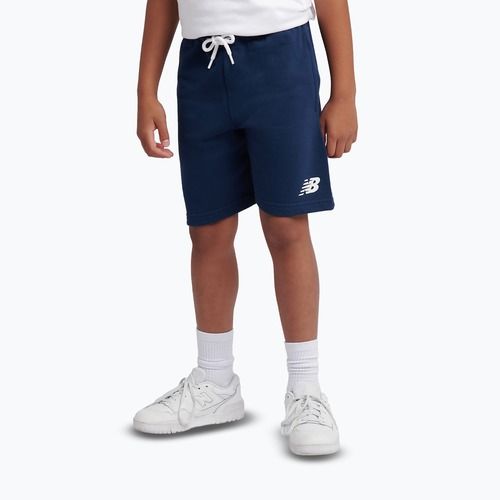 Detská súprava New Balance Stacked Logo Tee & FT Short nb bright white