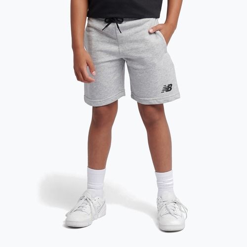 Detská súprava New Balance Stacked Logo Tee & FT Short nb caviar