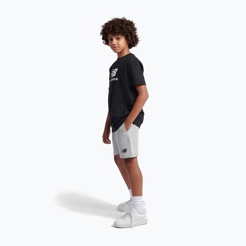 Detská súprava New Balance Stacked Logo Tee & FT Short nb caviar