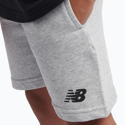 Detská súprava New Balance Stacked Logo Tee & FT Short nb caviar