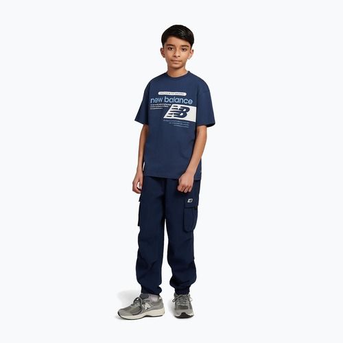 Detské tričko New Balance Authentic Brand Players Graphic Tee nb navy