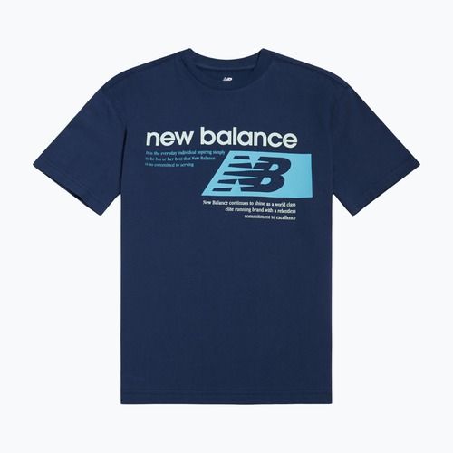 Detské tričko New Balance Authentic Brand Players Graphic Tee nb navy