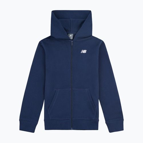 Detská mikina New Balance French Terry Small Logo Full Zip Hoodie nb navy