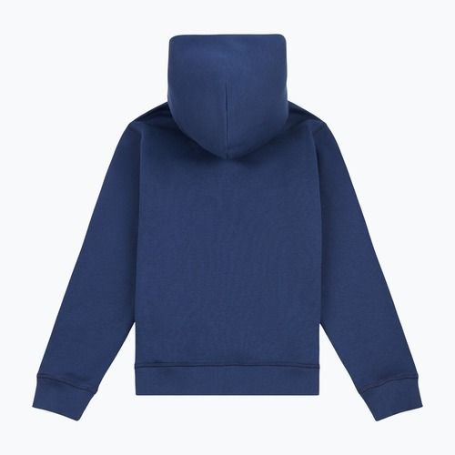Detská mikina New Balance Brush Back Small Logo Full Zip Hoodie nb navy