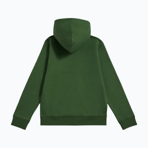 Detská mikina New Balance Brush Back Small Logo Full Zip Hoodie dark alpine green