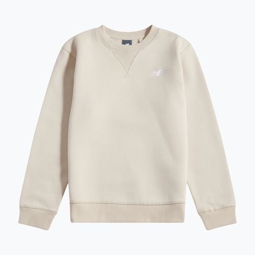 Detská mikina New Balance Brush Back Small Logo Crew timberwolf
