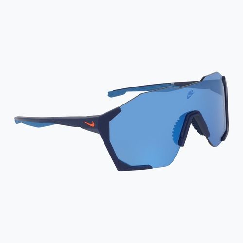 Slnečné okuliare Nike Charged Shield matte blue void/blue mirror