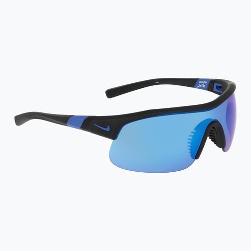 Slnečné okuliare Nike Show X1 matte black/blue mirror