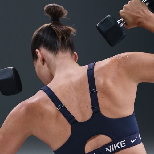 Fitness podprsenka Nike Indy High Support midnight navy