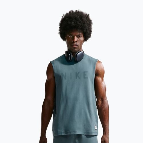 Pánske tréningové tričko Nike Athletic Club Dri-Fit mineral slate/mineral slate