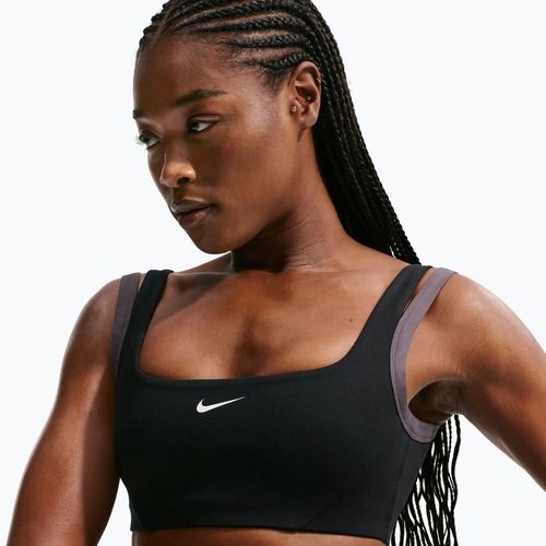 Fitness podprsenka Nike One Light Support black/thunder grey/white
