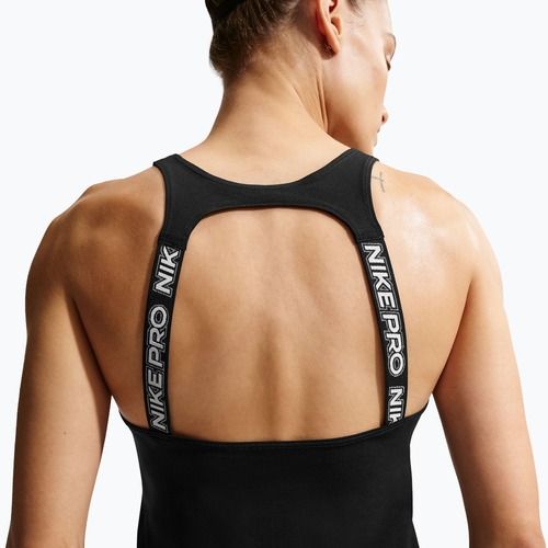 Dámske tréningové tričko Nike Pro Dri-Fit TT black/white/metallic silver
