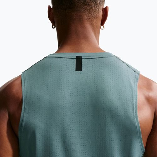 Pánske tréningové tričko Nike Pro Training Dri-Fit mineral slate/green strike