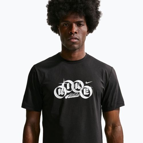Pánske tréningové tričko Nike Hyverse Dri-Fit Training black/white