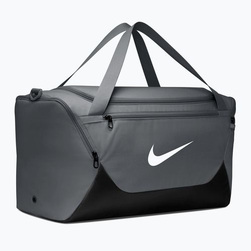 Tréningová taška Nike Brasilia Duffel Small 40 l smoke grey/black/white