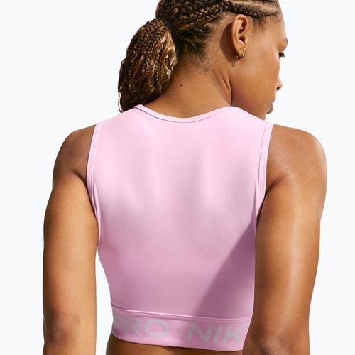 Dámske tréningové tielko Nike Pro Dri-Fit pink foam/white