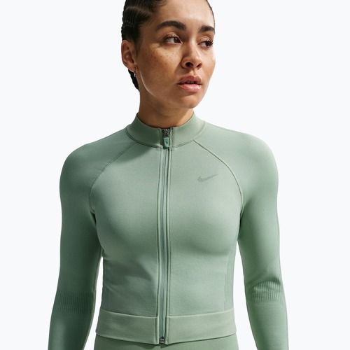 Dámska tréningová mikina Nike Pro Seamless Full Zip Top steam